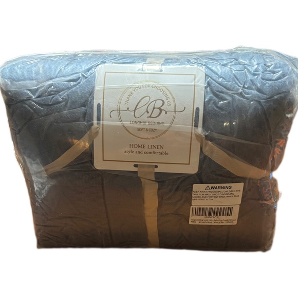 Longhui Blue Gray Bedding Acrylic Sweater Cable Knit All Seasons Coverlet - Picture 4 of 4